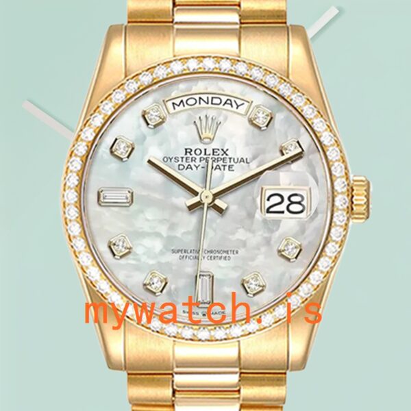 Rolex Day-Date Men's m128348rbr-0017 36mm Gold-tone: A Symbol of Prestige and Elegance