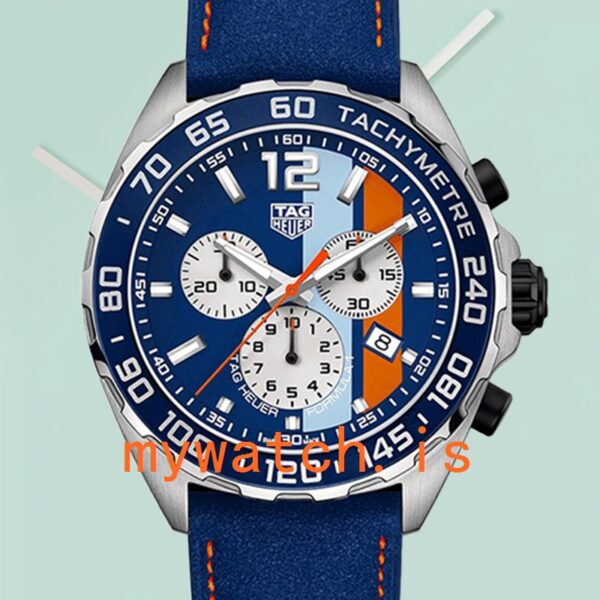 Tag Heuer Formula 1 Mens 43mm CAZ101N.FC8243 Leather Strap: A Timeless Masterpiece