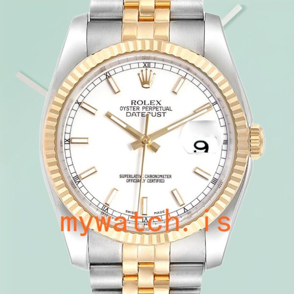 Rolex Datejust 116233 Mens 36mm White Dial: A Timeless Classic