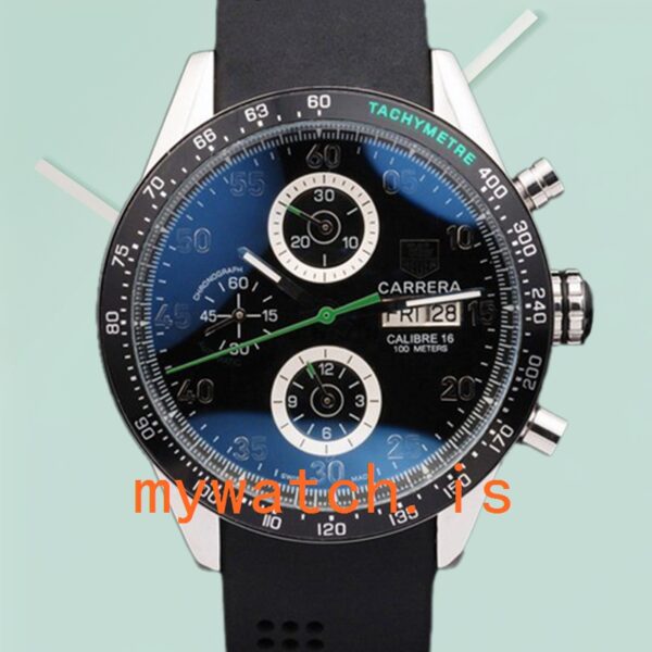 Tag Heuer Carrera 43mm Mens CarreraBKAR-001 Black Dial Stainless Steel: Genuine vs. Replica Analysis