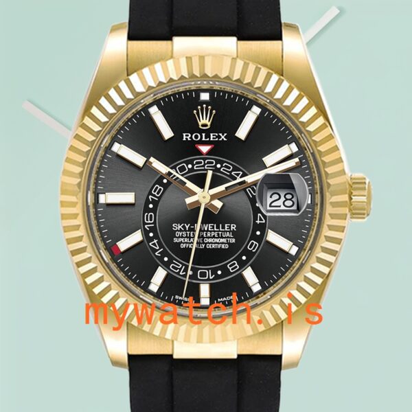 Rolex Sky-Dweller Mens m326238-0009 42mm Automatic Black Dial: A Masterpiece of Horology
