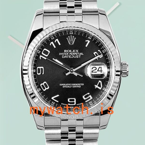 Rolex Datejust 36mm 116234BKCAJ Mens Black Dial: Authentic vs. Replica