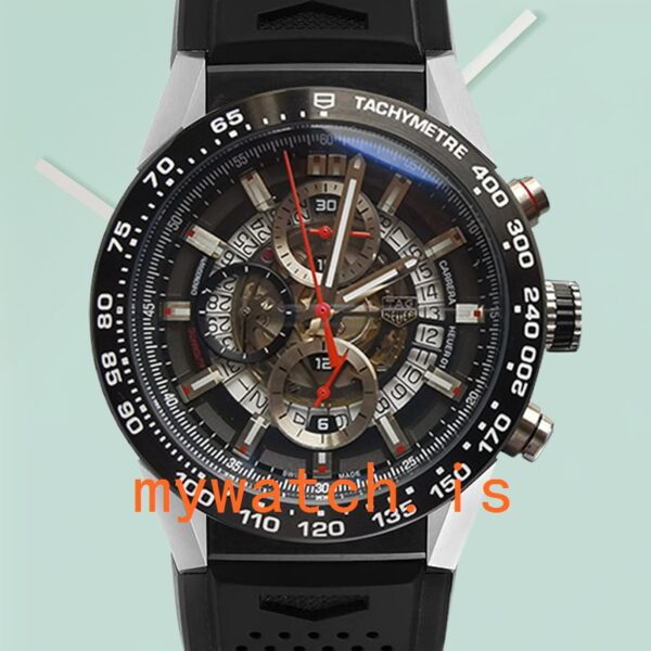 Tag Heuer Carrera 43mm CAR2A1Z Mens Silver-tone Automatic: Genuine vs. Replica