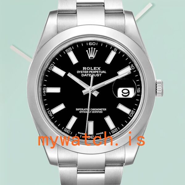 Rolex Datejust Men's 41mm 116300BKSO Stainless Steel Black Dial: A Timeless Masterpiece
