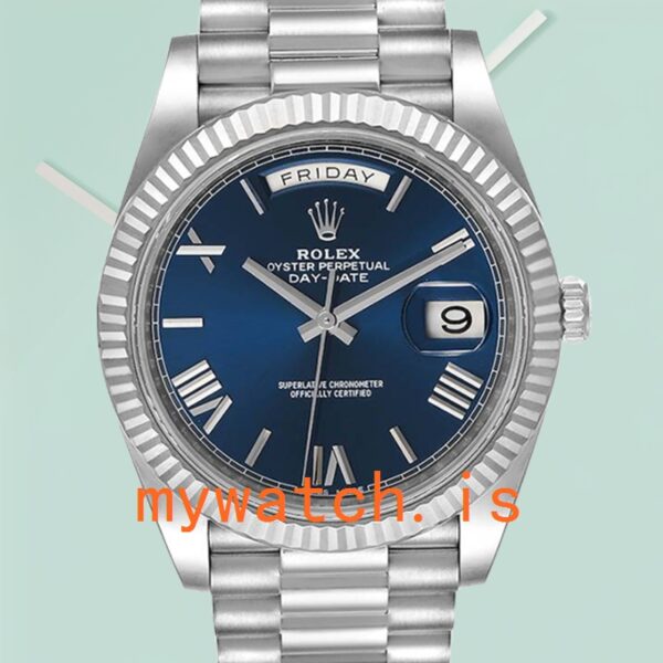 Rolex Day-Date Mens 40mm m228239-0007 Blue Dial: Genuine vs. Replica Analysis