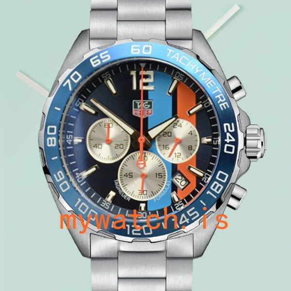 Tag Heuer Formula 1 43mm Formula1BLSB-002 Men Quartz Silver-tone: A Timeless Piece for the Modern Man